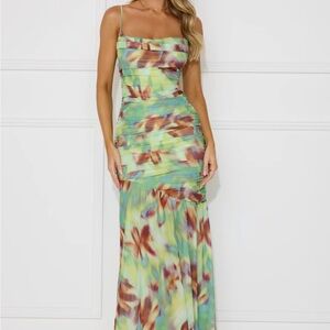 Hello Molly Lush Affair Maxi Dress Green